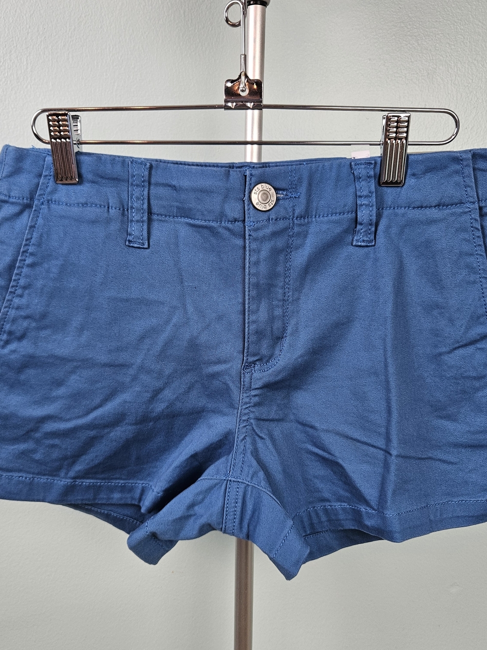 NWT STS Blue Women’s Mid-Rise Blue Cotton Blend Bike Shorts